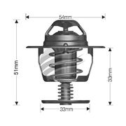 Mazda T3000 Thermostat 3.0L 4 cyl Diesel HA 1984 - Oct 1984 *Dayco*