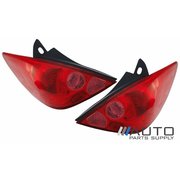 Pair of Tail Lights suit Nissan C11 Tiida 5 Door Hatchback 2006-2009