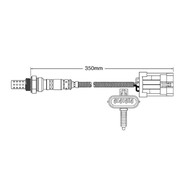 Pre Cat O2 Oxygen Sensor Suit Holden Jackaroo 3.5ltr 6VE1 UBS26 1998-2004