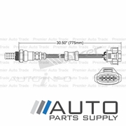 Front Pre Cat O2 Oxygen Sensor Holden Vectra 2.6ltr Y26SE JS 2000-2002