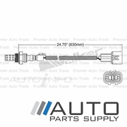 2 Wire Pre Cat O2 Oxygen Sensor Suit Mitsubishi Triton 2.4ltr 4G64 MK 1996-2003