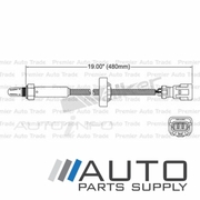 Rear Pre Cat O2 Oxygen Sensor Suit Nissan Maxima 3ltr VQ30DE A32 1995-1996