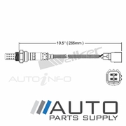 Post Cat O2 Oxygen Sensor Suit Toyota Hilux 4ltr 1GRFE GGN15R 2008-2015