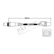 Pre Cat O2 Oxygen Sensor suit Hyundai FS Veloster 1.6ltr G4FJ Turbo 2012-2014