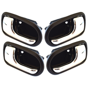 Mazda BJ 323 or Ford KN KQ Laser Inner Door Handles Set Black/Chrome 1998-2003
