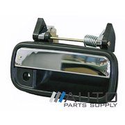 RH Front Outer Door Handle For Toyota Hilux 1988-1997 Black / Chrome