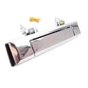 Chrome Outer Door Handle Left or Right For Toyota 75 series Landcruiser 1985-1999