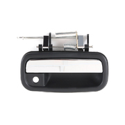 RH Front Outer Door Handle (Black/Chrome) For Toyota 95 Series Prado 1996-2002