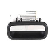 RH Rear Outer Door Handle (Black/Chrome) For Toyota 95 Series Prado 1996-2002