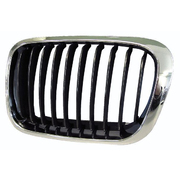 BMW E46 3 Series Sedan LH Grille Black/Chrome 1998-2001 Models