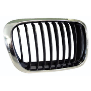 BMW E46 3 Series Sedan RH Grille Black/Chrome 1998-2001 Models