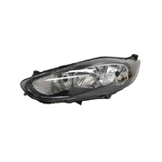 LH Passenger Side Headlight (Black/Halogen) suit Ford Fiesta WZ 2013-2019