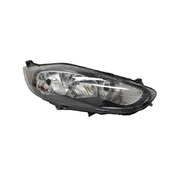 RH Drivers Side Headlight (Black/Halogen) suit Ford Fiesta WZ 2013-2019