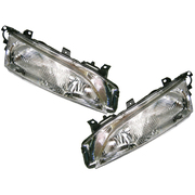 Pair of Headlights Suit Ford Fairmont Fairlane LTD EF EL NF NL DF DL Models