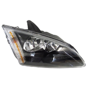 RH Drivers Side Headlight (Black) suit Ford Focus XR5 Zetec LS LT 2005-2009