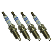 Set of 4 Double Platinum Bosch Brand Spark Plugs - Part# FR7KPP332