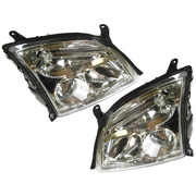 Pair of Chrome Headlights For Holden ZC Vectra CD CDX 2003-2006
