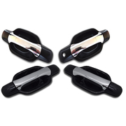 Full Set Outer Door Handles (Black/Chrome) suit Great Wall V200/V240 2009-2015