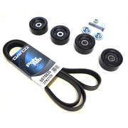 Drive Belt/Fan Belt & Idler Tensioner Pulley Kit For Toyota GRJ120R Prado 4ltr V6 03-09