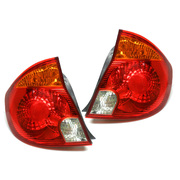 Hyundai LC Accent Tail Lights Lamps Set suit 3dr/5dr Hatch 2003-2006 *New*