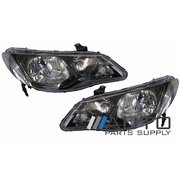 Honda Civic Headlights Head Lights Lamp Set FD series 2 2009-2012 Sedan/Hybrid