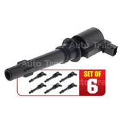Set Ignition Coil Ford Territory Ghia 4ltr Turbo SY AWD 2006-2011