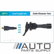 Ignition Spark Plug Lead Set suit Hyundai Sonata 2.0ltr G4CP Y3 1993-1998 