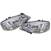 Holden TS Astra Headlights Head Lights Lamps Chrome Type Suit 1998-2006 Models