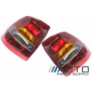 Holden Astra Tail Lights Suit Hatchback TS 1998-2006 Tinted Type *New Pair*