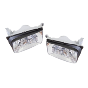 Holden TF Rodeo R7 R9 LH + RH Headlights Diamond Lens suit 2001-2003 *New*