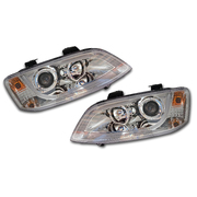 Holden VE Series 2 Commodore Chrome Projector LED Performance Headlights 2010-2013 *New*