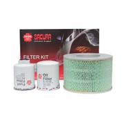Sakura Service Filter Kit For Toyota HDJ78R Landcruiser 4.2ltr 1HDFTE 2001-2007