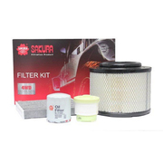 Sakura Service Filter Kit For Toyota KUN16 KUN26 Hilux 3ltr 1KDFTV 2013-2015
