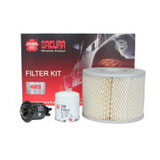 Sakura Service Filter Kit For Toyota VZN167R Hilux 3.4ltr 5VZFE 2002-2005