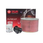 Sakura Service Filter Kit For Toyota FZJ105R Landcruiser 4.5ltr 1FZFE 1998-2002