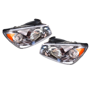 Kia Cerato LH + RH Headlights Head Lights Lamps suit LD 5dr Hatch 2004-2006
