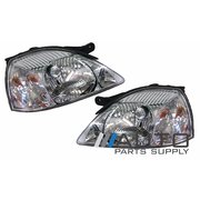 Kia Rio LH + RH Headlights Head Lights Lamps 2003-2005 Models *New*