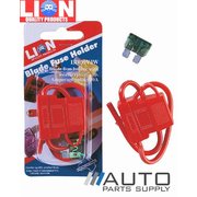 Weather Proof Mini Blade Type Fuse Holder W/ 30amp Fuse *Lion*