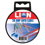 Auto Wiring Cable - 20 Amp 5m x 4mm *Variety Of Colours