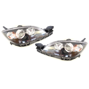 Pair of Headlights To Suit Mazda 3 BK Hatchback 2004-2008 Models