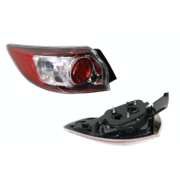 LH Passenger Side Tail Light (Globe Type) Suit Mazda 3 BL Hatch 2009-2013
