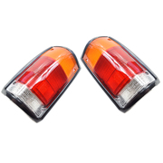 Pair of Tail Lights (Black Surround) suit Ford PC Courier 1985-1996