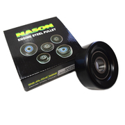 Nason brand Idler Pulley Part# NEP025 Flat 65mm OD 17mm ID 23mm Width