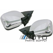 Mitsubishi NM NP Pajero Pair Electric Door Mirrors Chrome 2000-2006