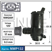  Windscreen Washer Pump For Daewoo Nubira  1997-2002