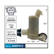 Windscreen Washer Pump suit Mitsubishi Mirage Hatchback LA LB 2013-2021