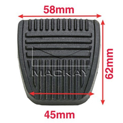 Clutch Pedal Rubber Suit Toyota Hilux 4ltr 1GRFE GGN25R 2005-2015