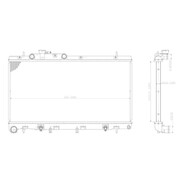 Radiator to Suit Subaru Outback 3ltr 1998-2001