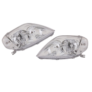 Pair Headlights For Toyota ZZE122 Corolla Sedan/Wag 2000-2007 Hatch 2000-2004