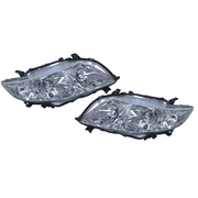 Pair of Headlights suit Toyota ZRE152R Corolla Sedan 2007-2010